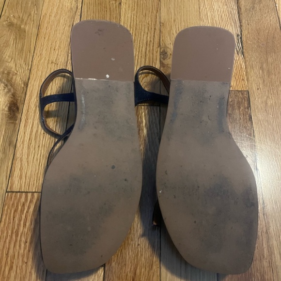 Reformation Zolanda Sandals in Denim - Picture 8 of 9